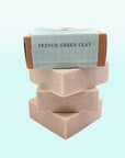 French Green Clay Handmade Bar Soap